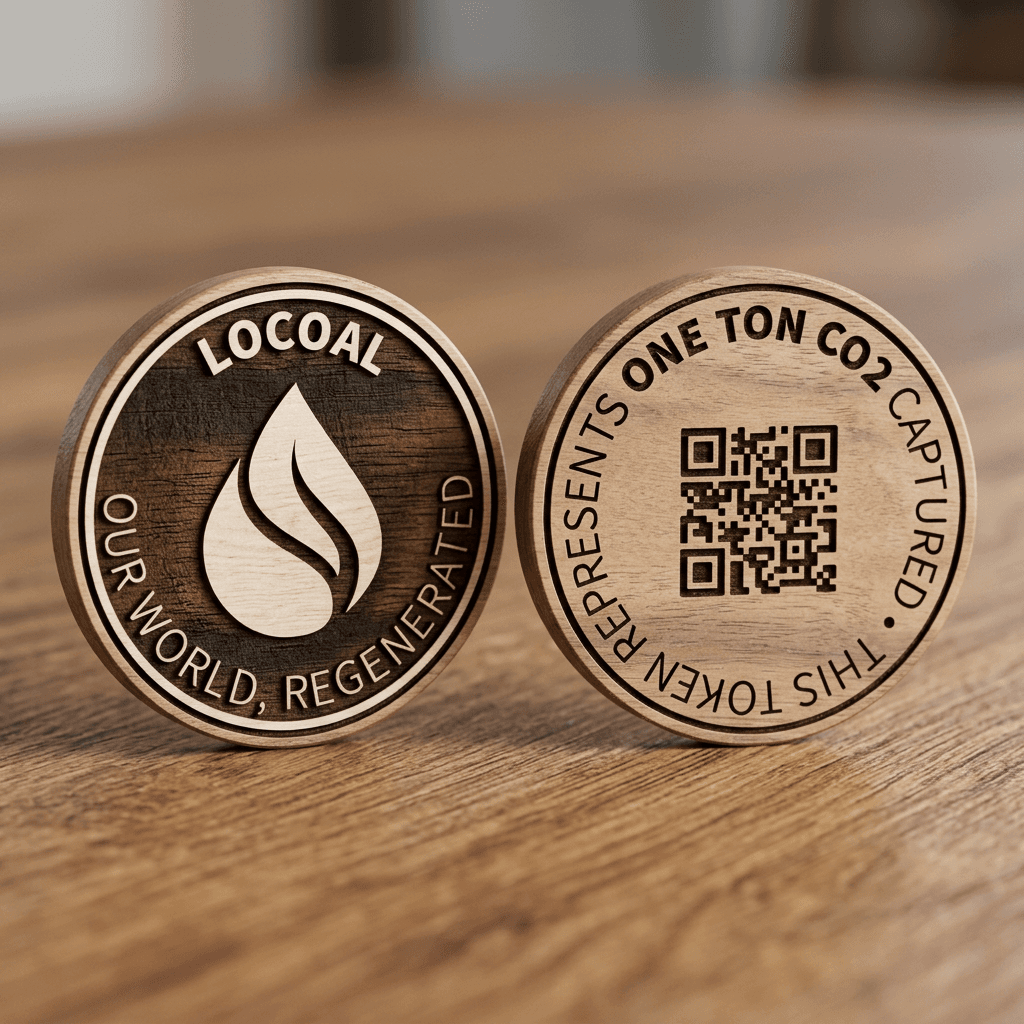 LOCOAL branded token/coin